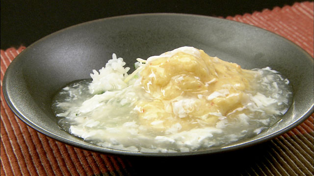 東流淡雪あんかけ天津飯