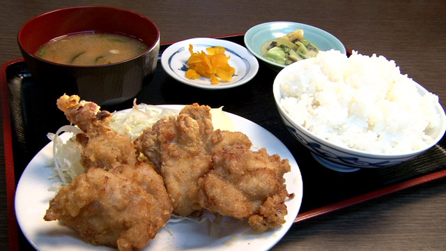 とり唐揚げ定食500円