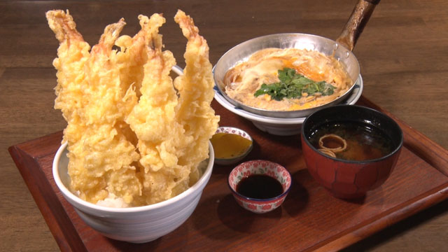 海老盛り天丼