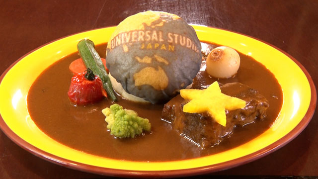 ユニバーサル・スタジオ・ジャパン カレーセット～煮込みビーフ＆ごろごろ野菜～2800円（税込）