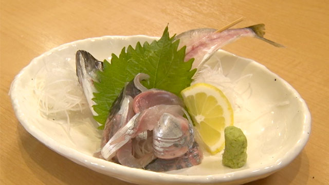 平あじの姿造り 700円※