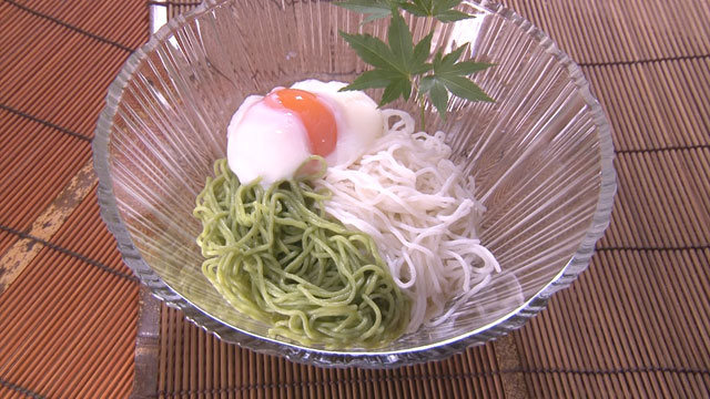 温泉たまご籠入り魚そうめん詰合せ 3240円※送料別