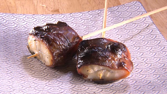 蒲の穂焼き 1本 390円（税抜き）