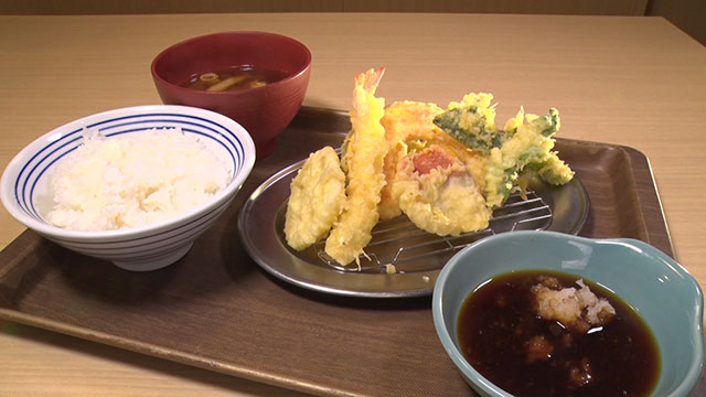 金目鯛と春野菜の定食930円＋税