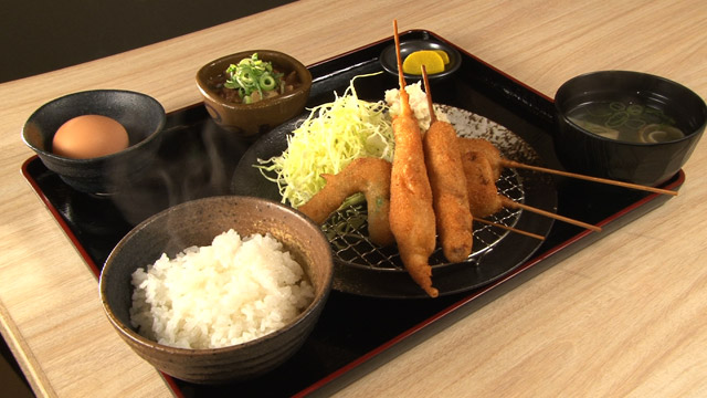 【ランチ】串かつ定食 5本 850円