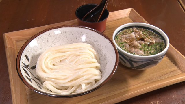 オリーブ豚の讃岐つけ麺900円