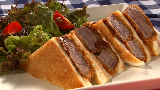 黒毛和牛ヒレカツサンド1680円