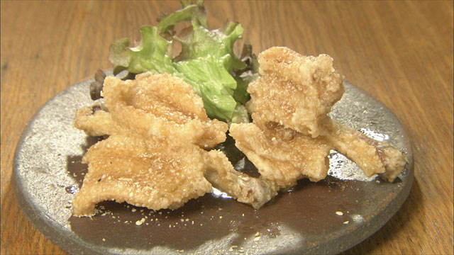 阿波尾鶏のうまダレ手間唐 2本 410円