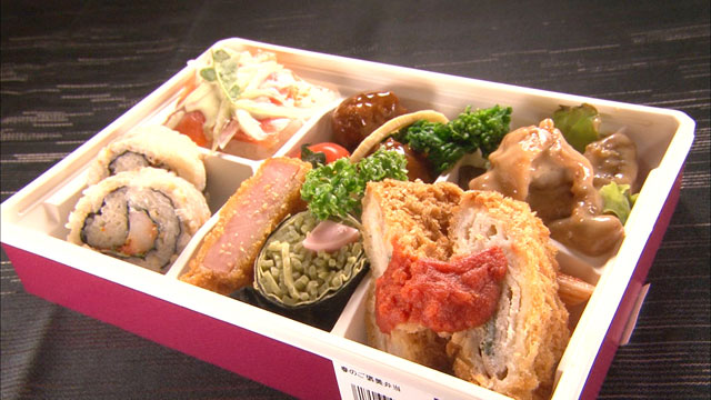 【伽芽論】季節のロール弁当 864円