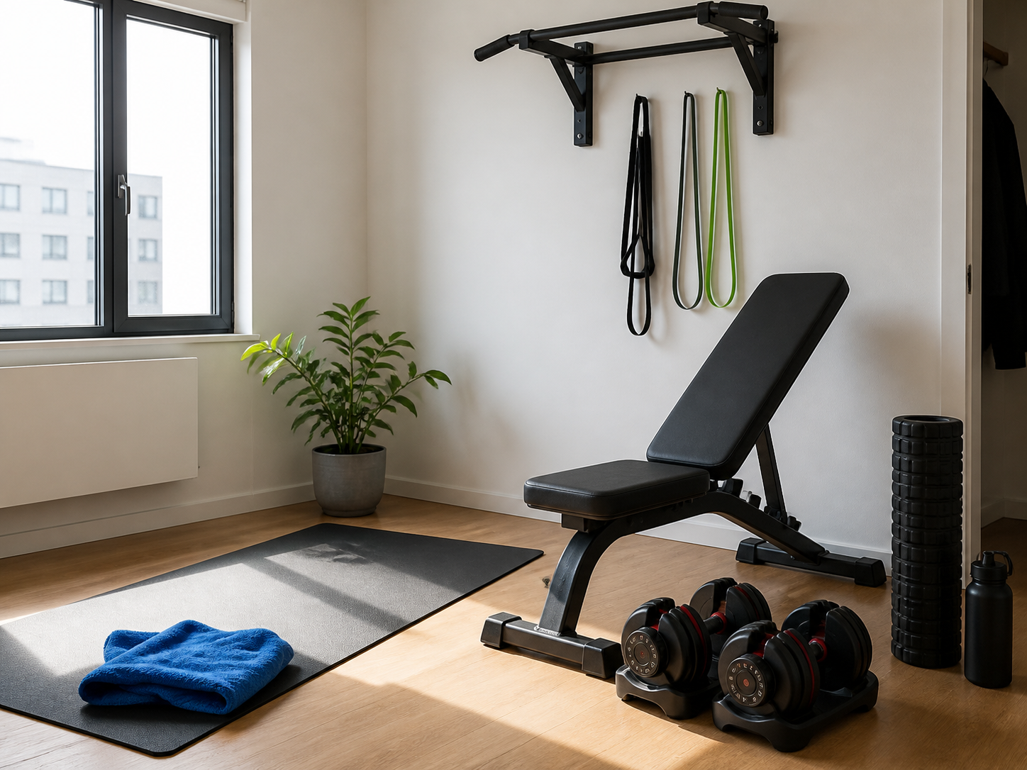 Attainable apartment home gym