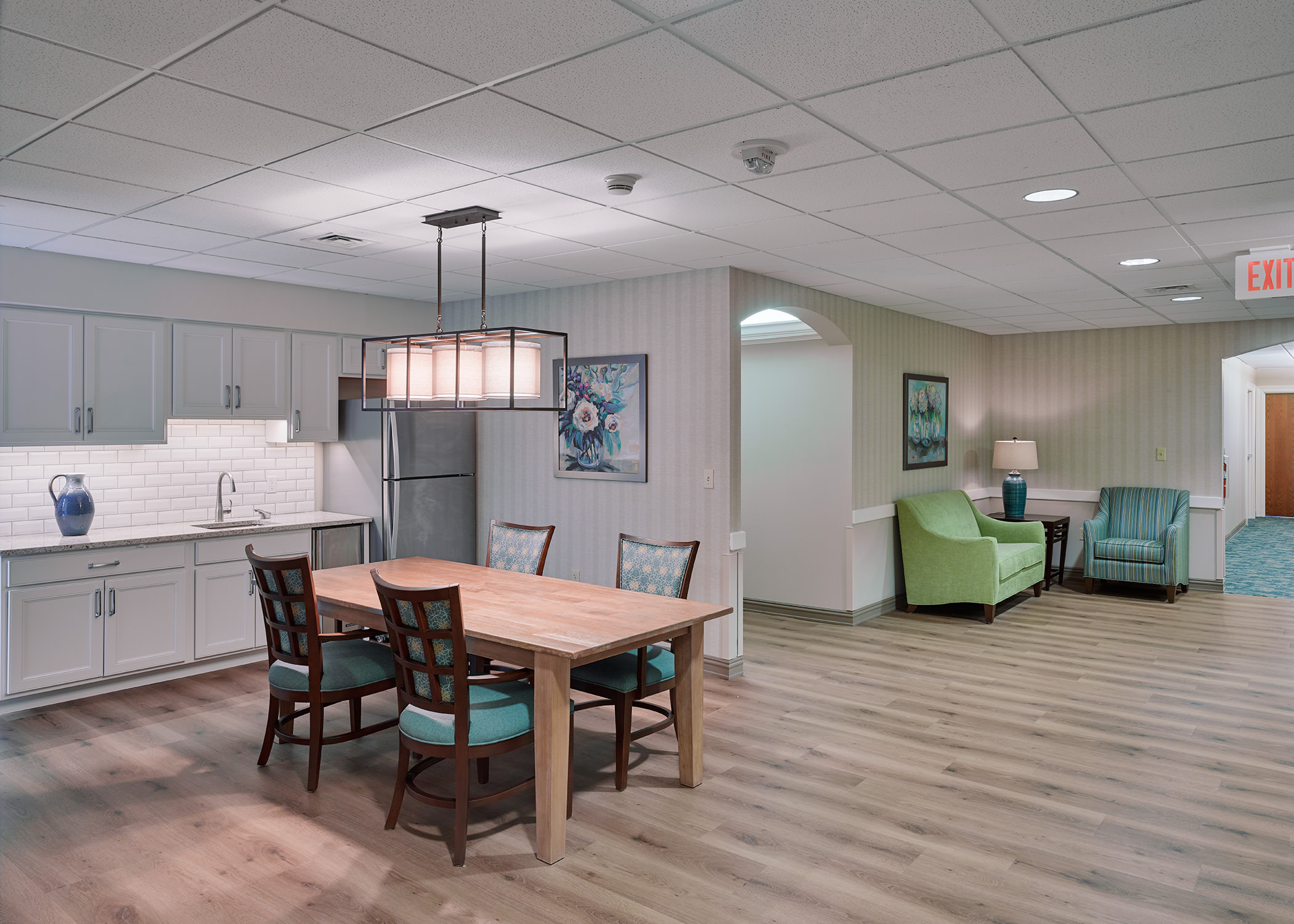 Souderton Apartments Kitchen Lounge a