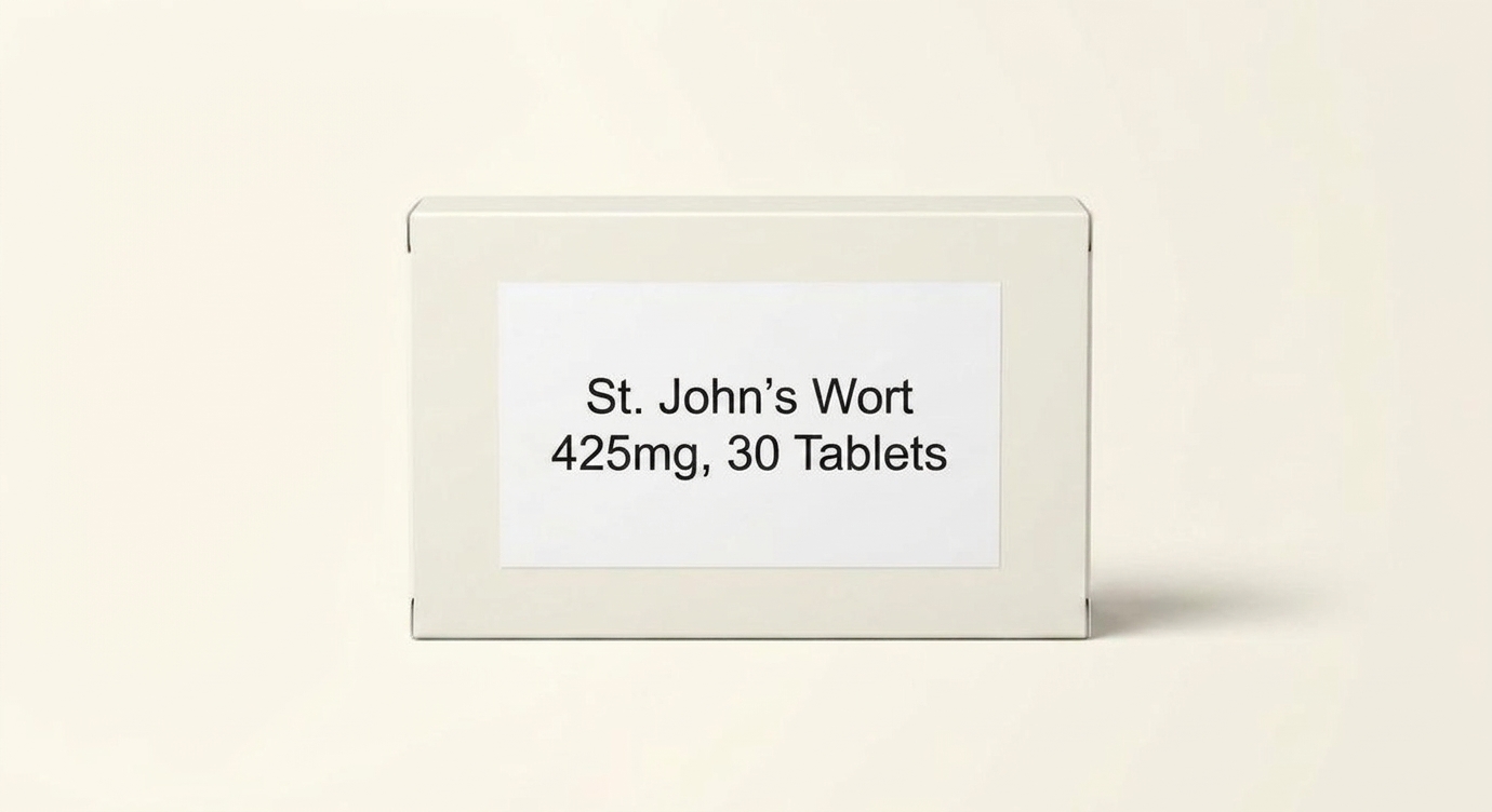 Holland & Barrett Moodease St. John's Wort One-A-Day Tablets 425mg 30 Tablets