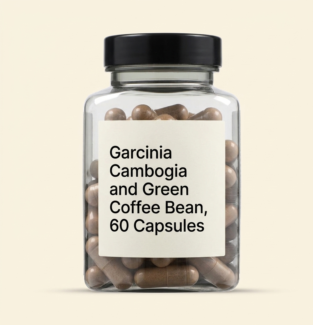 Holland & Barrett Garcinia Cambogia & Green Coffee Bean Food Supplement Capsules, 60 Capsules