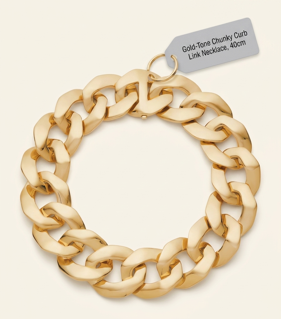 Givenchy Chain Necklace Crafted From Brass