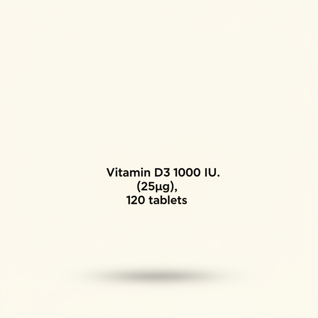 Holland & Barrett Vitamin D3 1000 IU Tablets 120