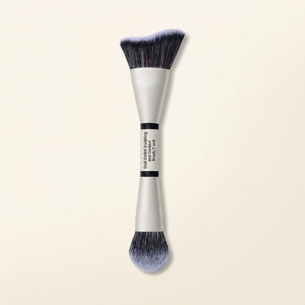No7 Pro Artist The Radiance Duo Dual-Ended Blush and Bronze Brush