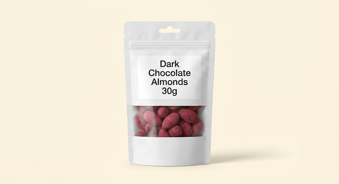 Holland & Barrett Dark Chocolate Raspberry Almonds Snack Pack 12 x 30g