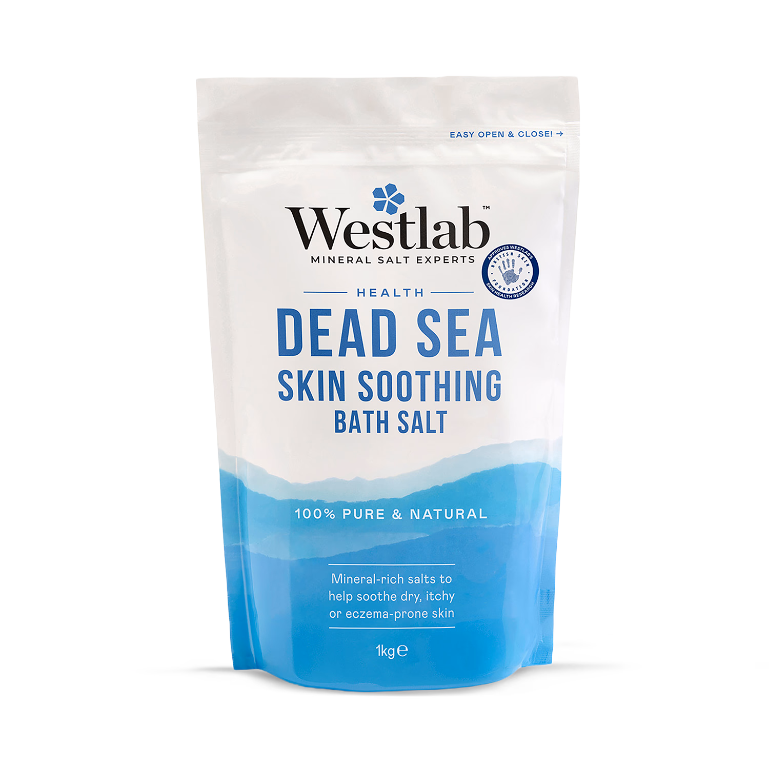 Natural Dead Sea Bath Salts for Dry Skin 1kg