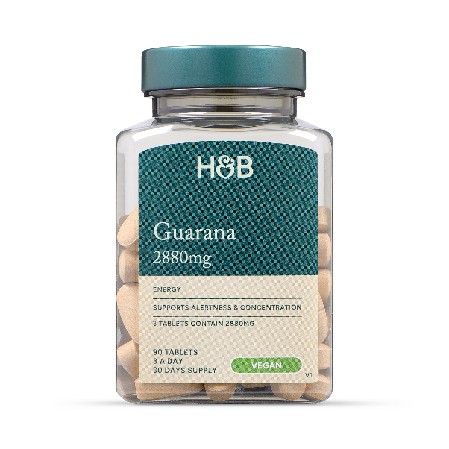 Holland & Barrett Medium Strength Guarana 90 Tablets