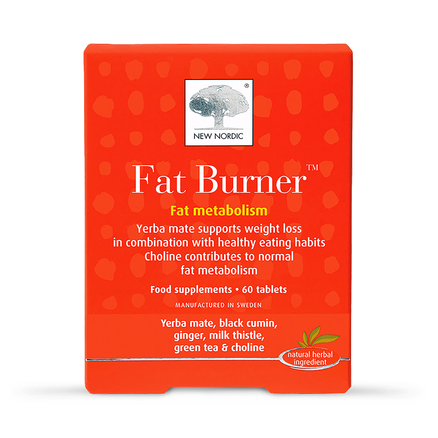 New Nordic Fat Burner Slimming Supplement 60 Tablets