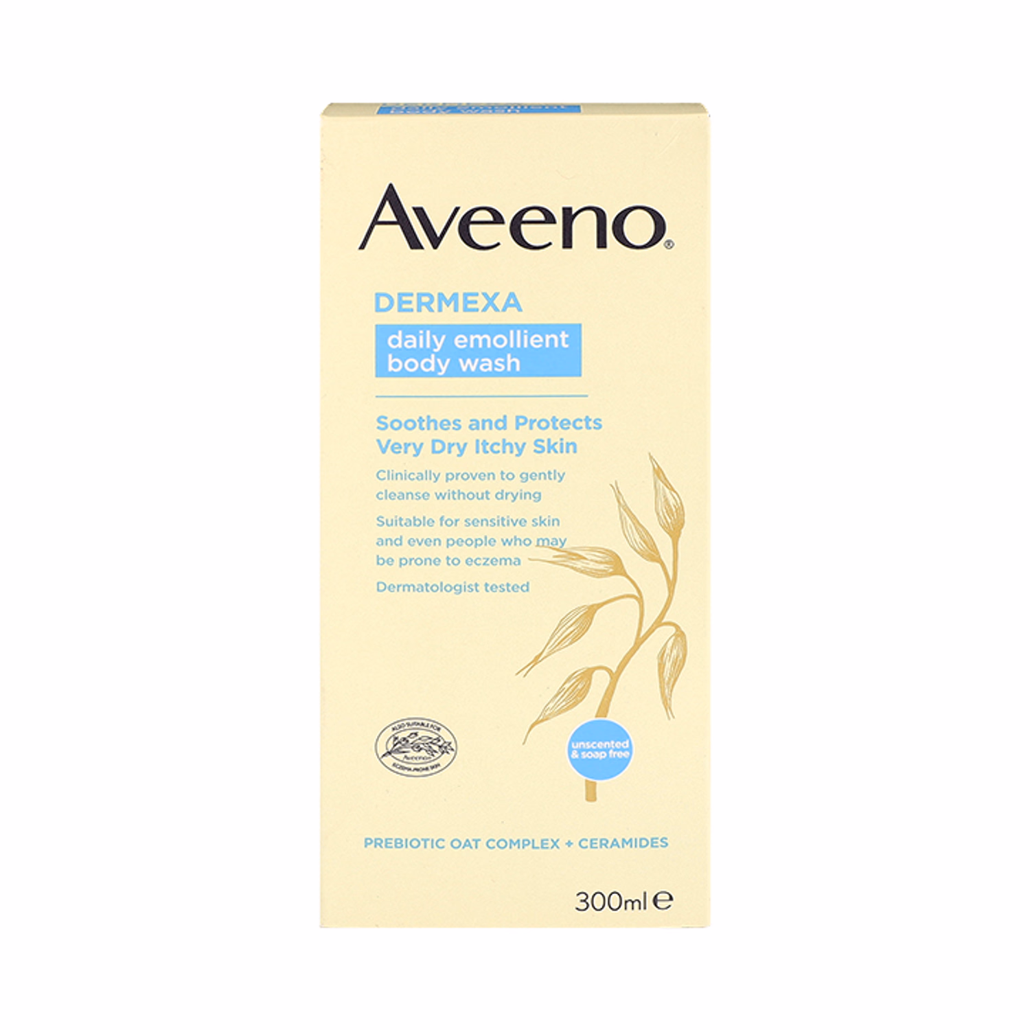 Aveeno Dermexa Daily Emollient Body Wash 300ml