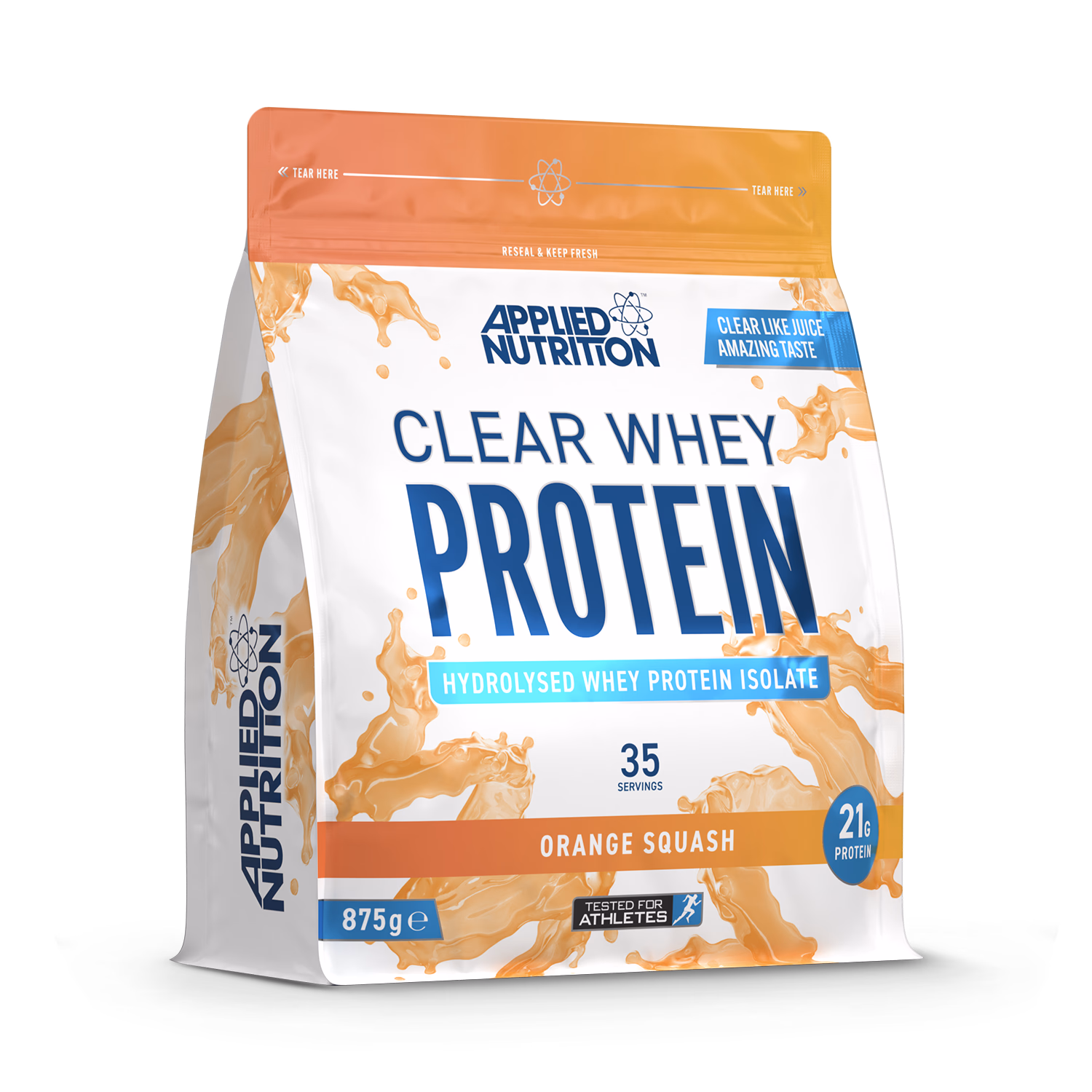 Applied Nutrition Clear Whey Protein Orange Squash 875g