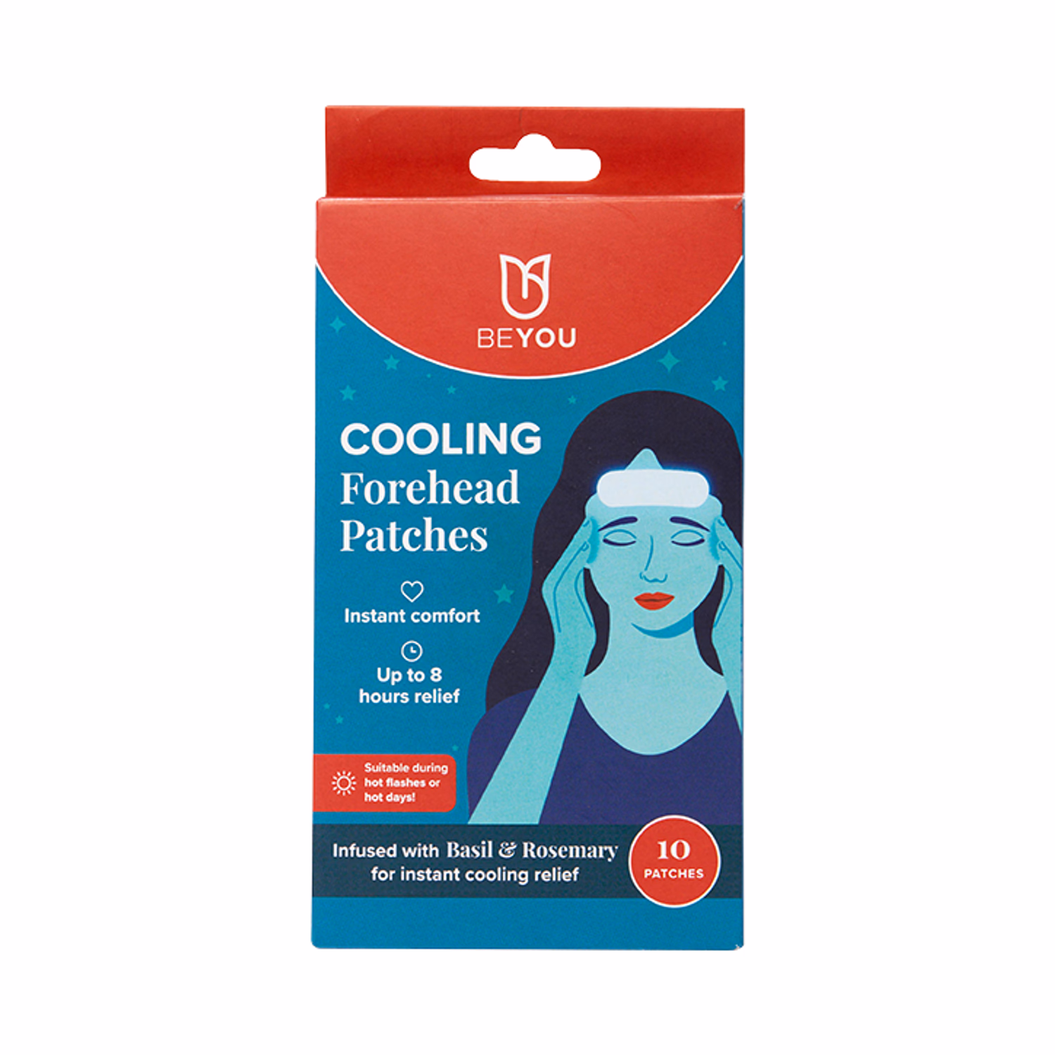 BeYou Cooling Forehead Patch 10 Pack