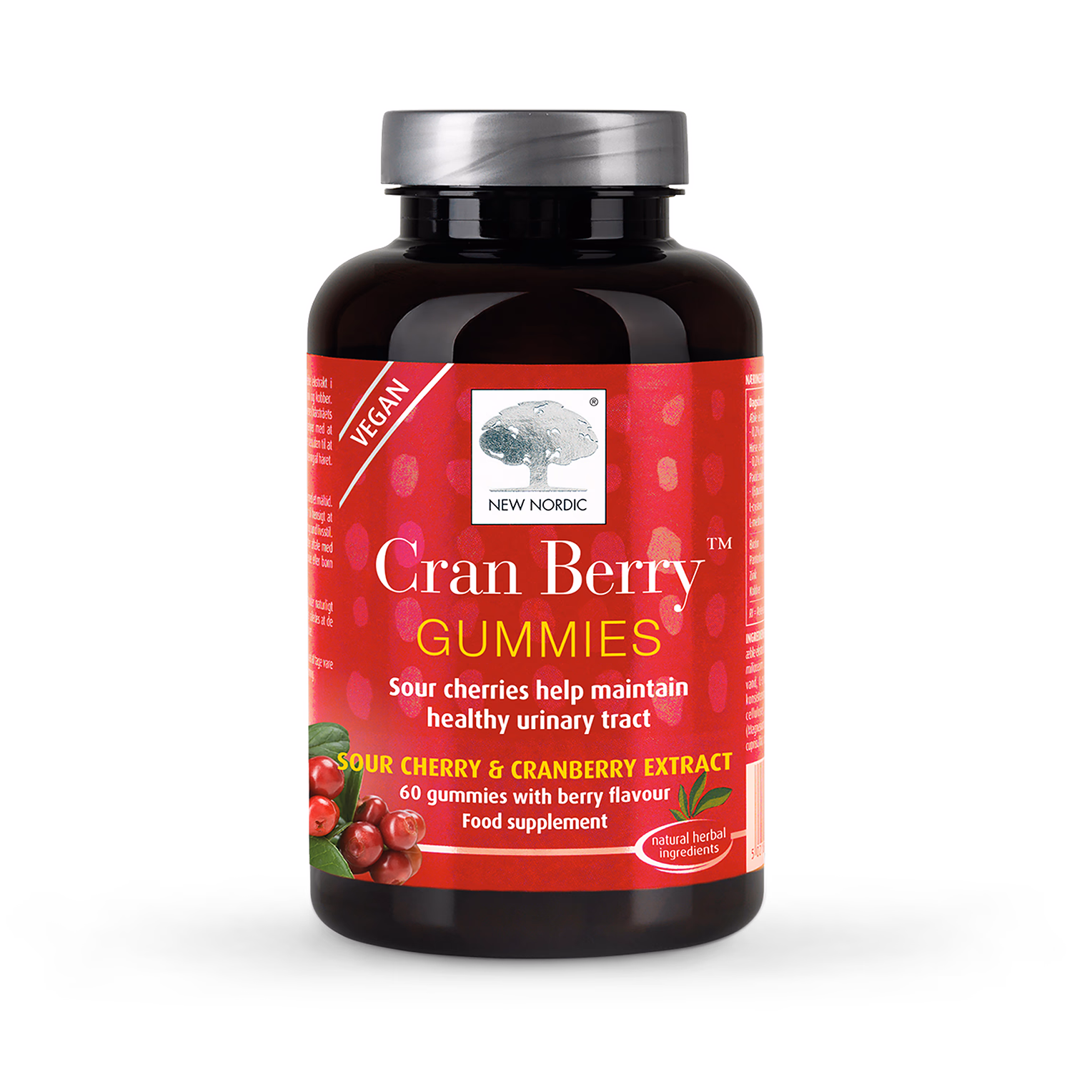 Urinary Tract Support Cranberry and Sour Cherry Gummies 60s