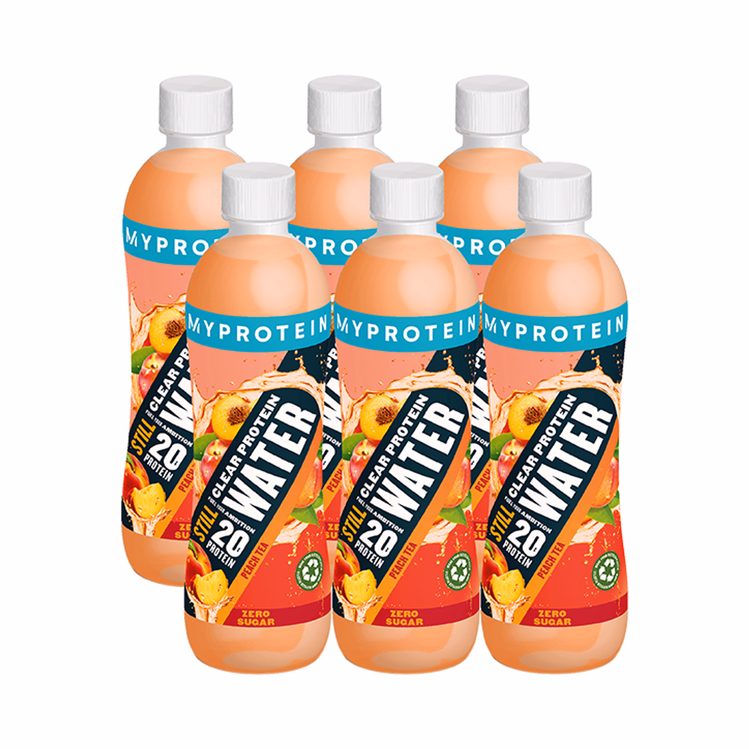 Myprotein Clear Whey Drink Peach Tea 6 x 500ml