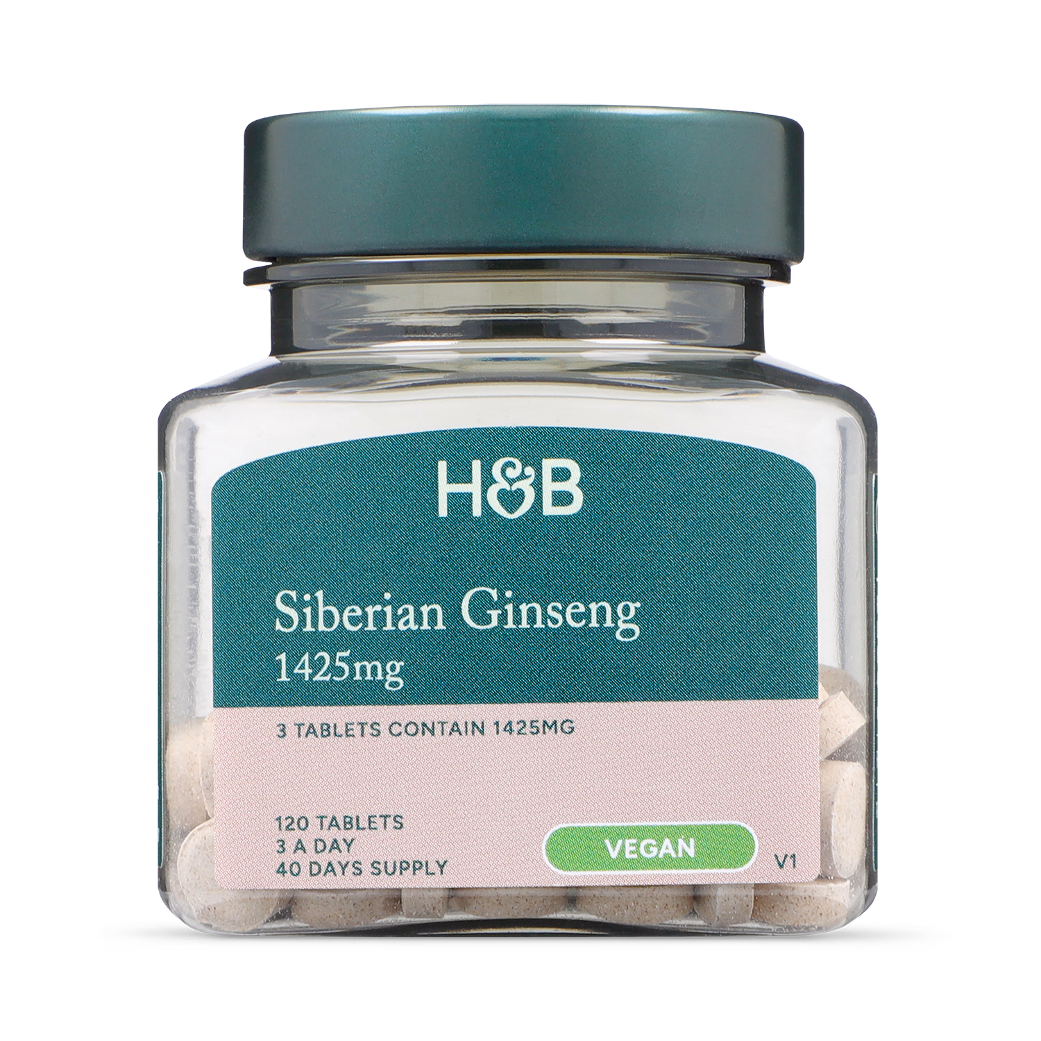 Holland & Barrett Siberian Ginseng 120 Tablets Supplement