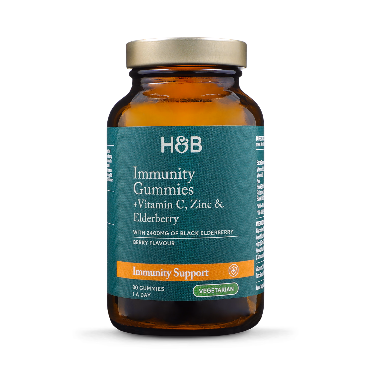Holland & Barrett Elderberry Immunity Gummies Berry Flavour 30 Gummies