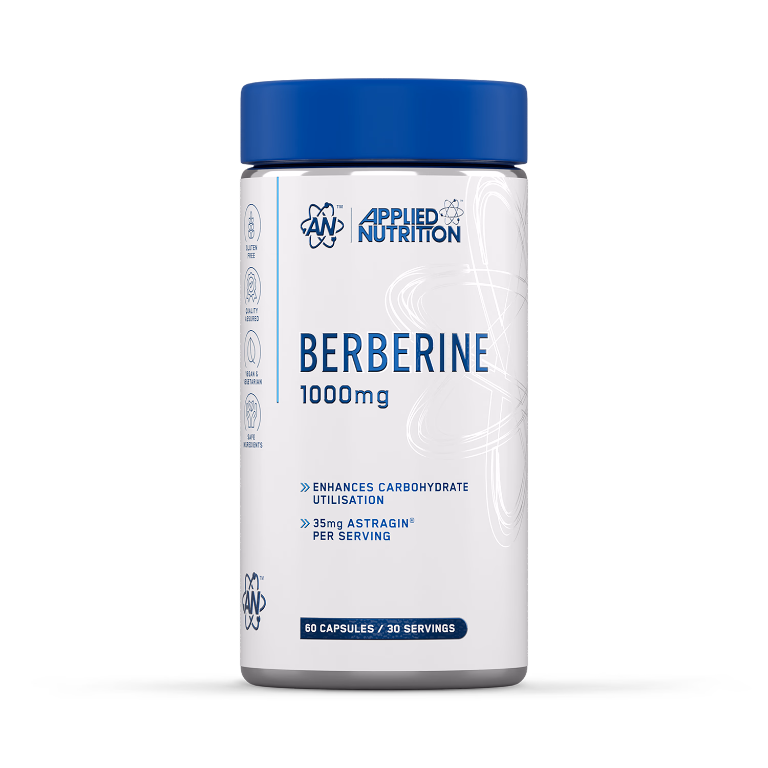 Applied Nutrition Berberine 1000mg Capsules 60 Count