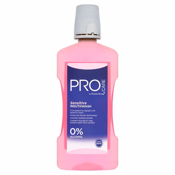 Superdrug ProCare Sensitive Mouthwash Sensitive Teeth 500ml