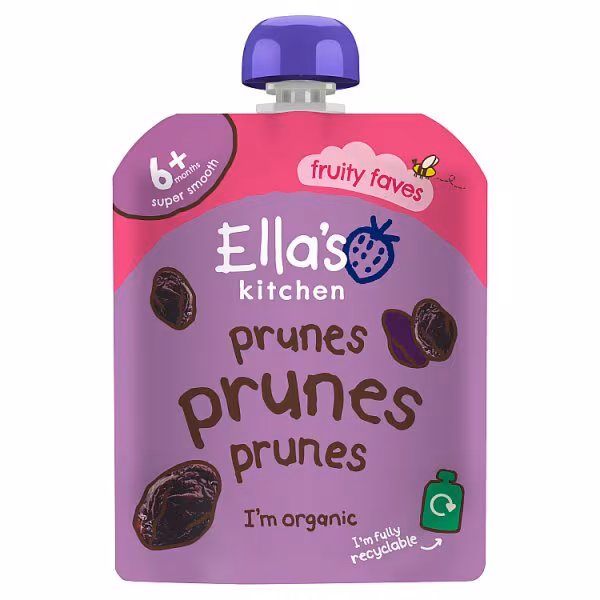 Ella's Kitchen Organic First Tastes Prunes Baby Food Puree 70g