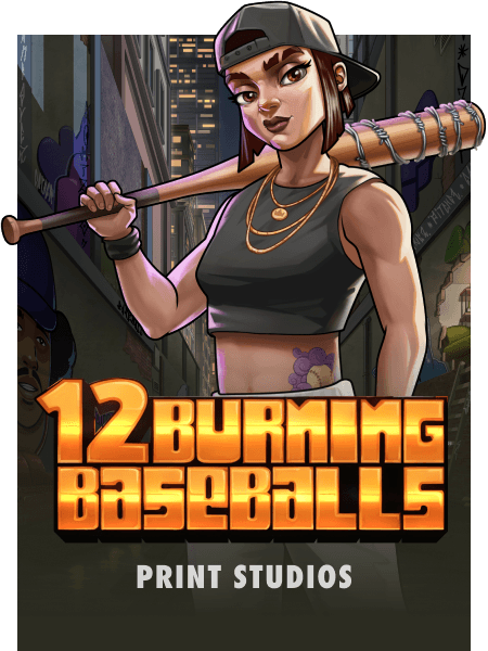 12 Burning Baseballs