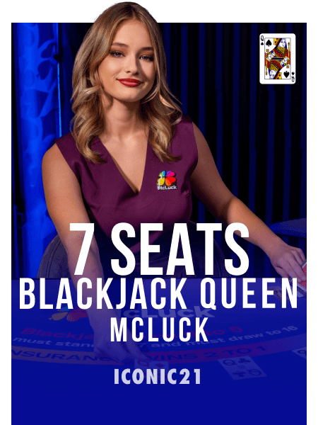 7 Seats McLuck Blackjack Queen