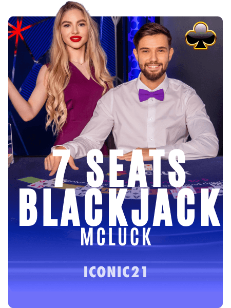 7 Seats McLuck Blackjack Clubs