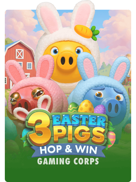 3 Easter Pigs - Hop & Win