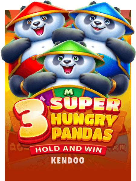 3 Super Hungry Pandas