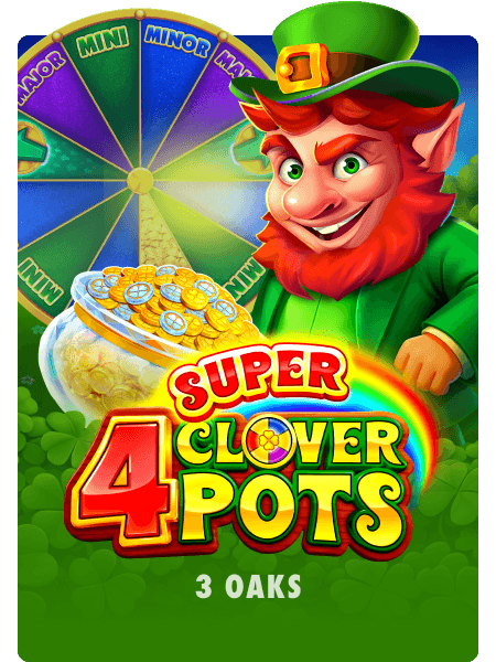 4 Super Clover Pots