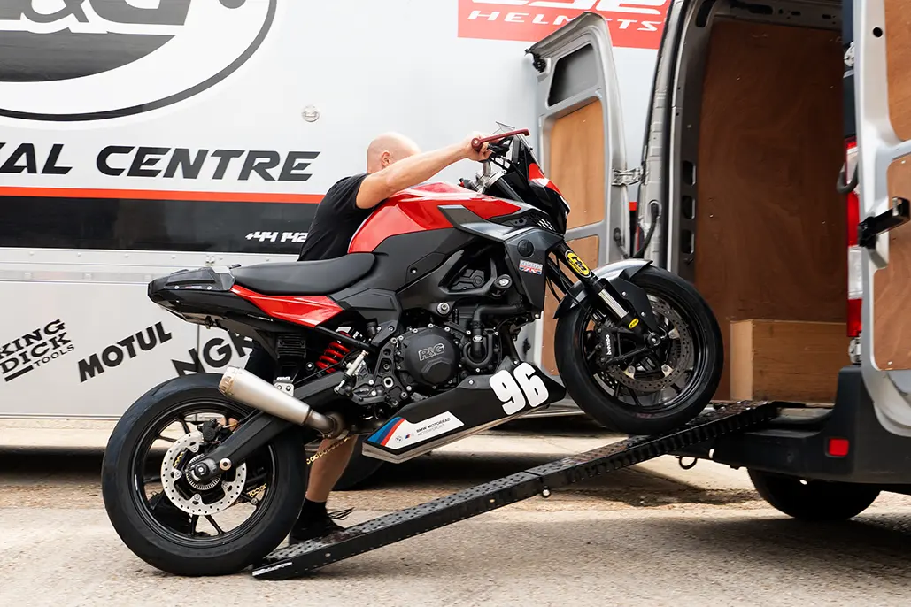 Rg Unveils All New Foldable Workshop Motorcycle Loading Ramp 02