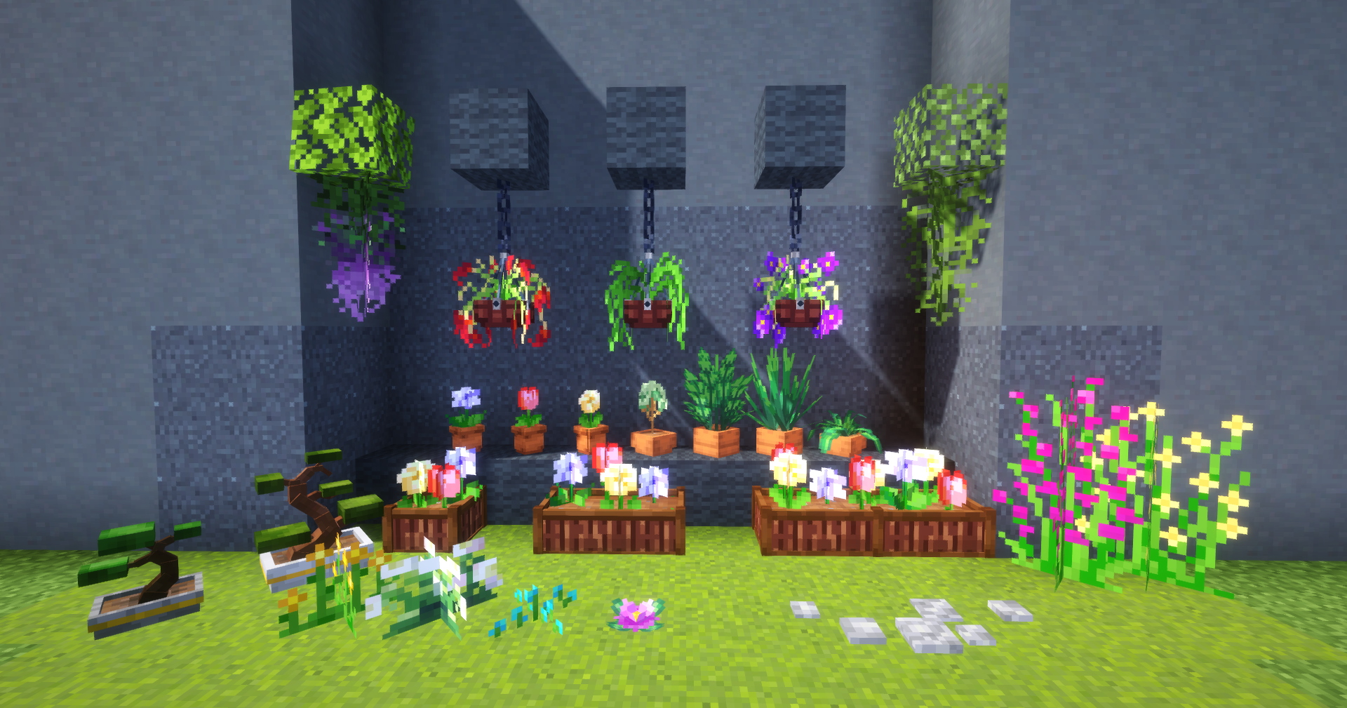 Plants and Flowers Set