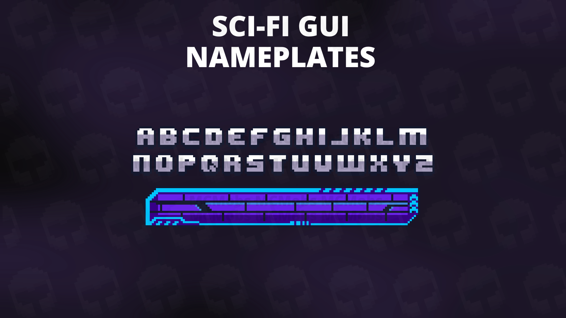 Sci-fi GUI Nameplates