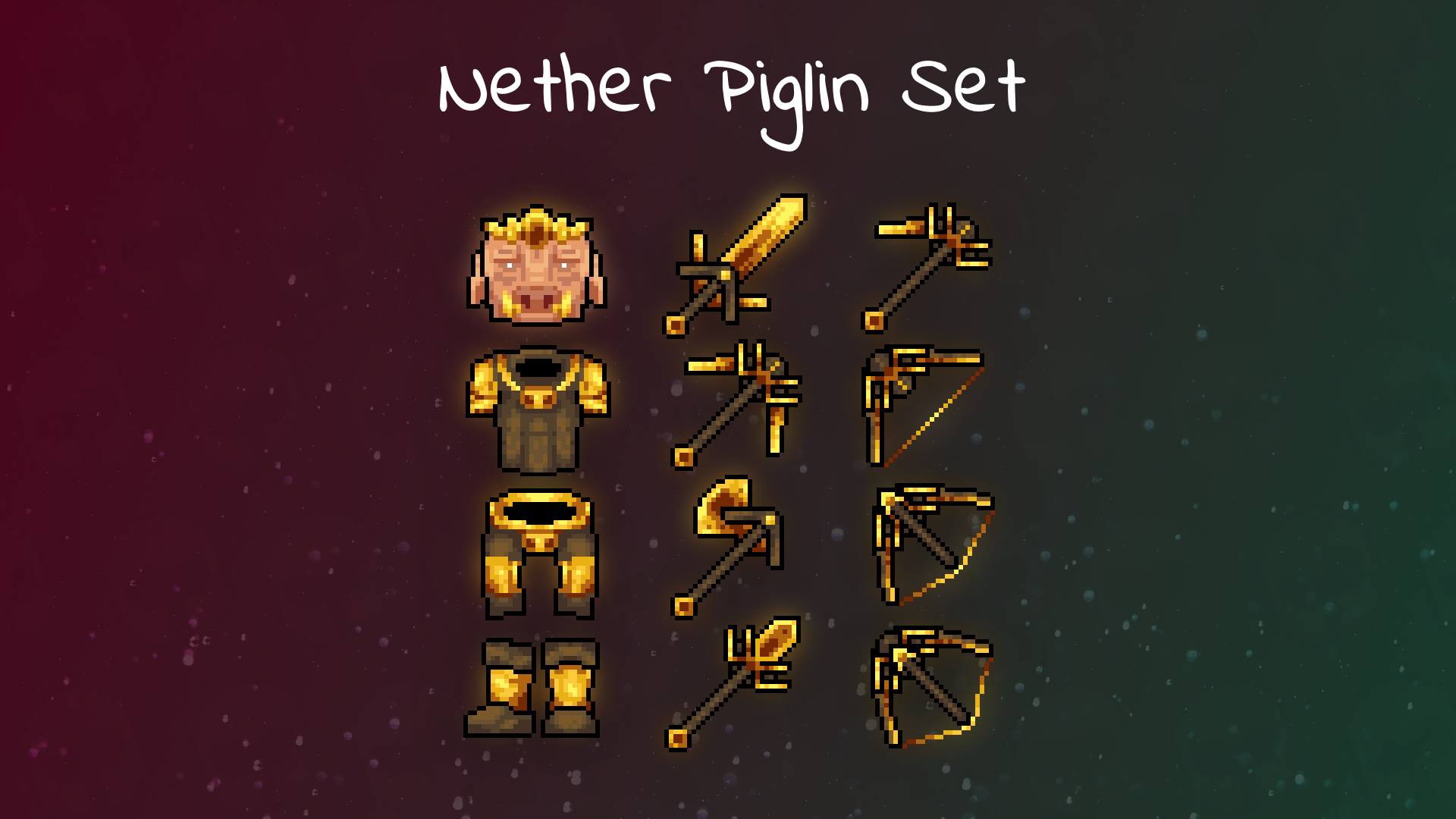 Nether Piglin Set