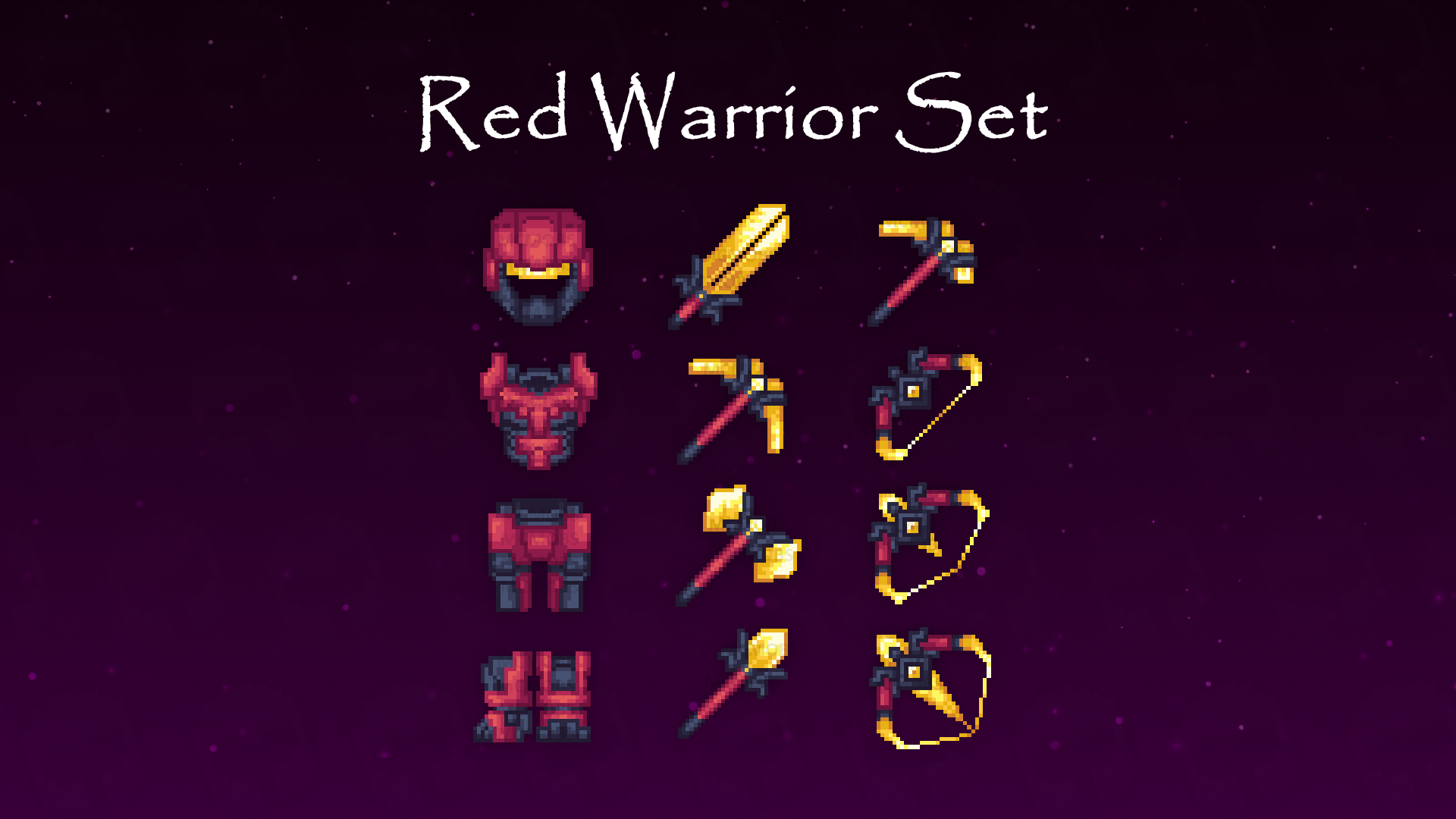 Red Warrior Set