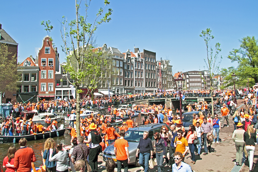 Dutch cities kick off King's Day with crowded King's Night parties