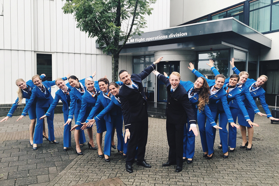 klm flight attendant