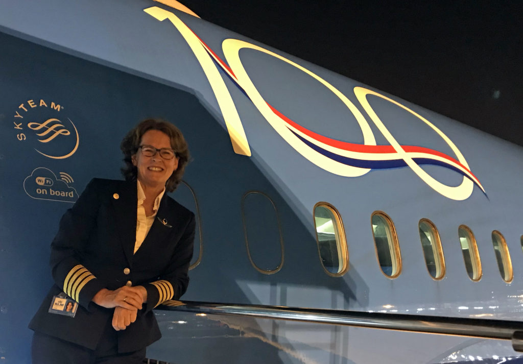 KLM captain Jacqueline