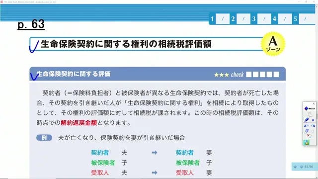 生命保険契約に関する権利の相続の説明図