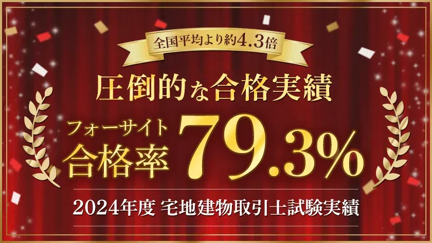 宅建士(宅地建物取引士)通信講座ならフォーサイト - 資格試験 宅建士(宅地建物取引士)通信講座ならフォーサイト - 資格試験
